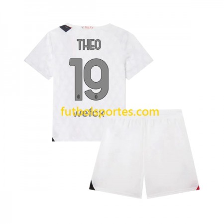 Camiseta AC Milan Theo 19 Niño Segunda Equipación 2023/2024